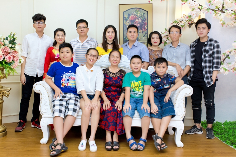 chụp anh gia đình tại Hà Nội