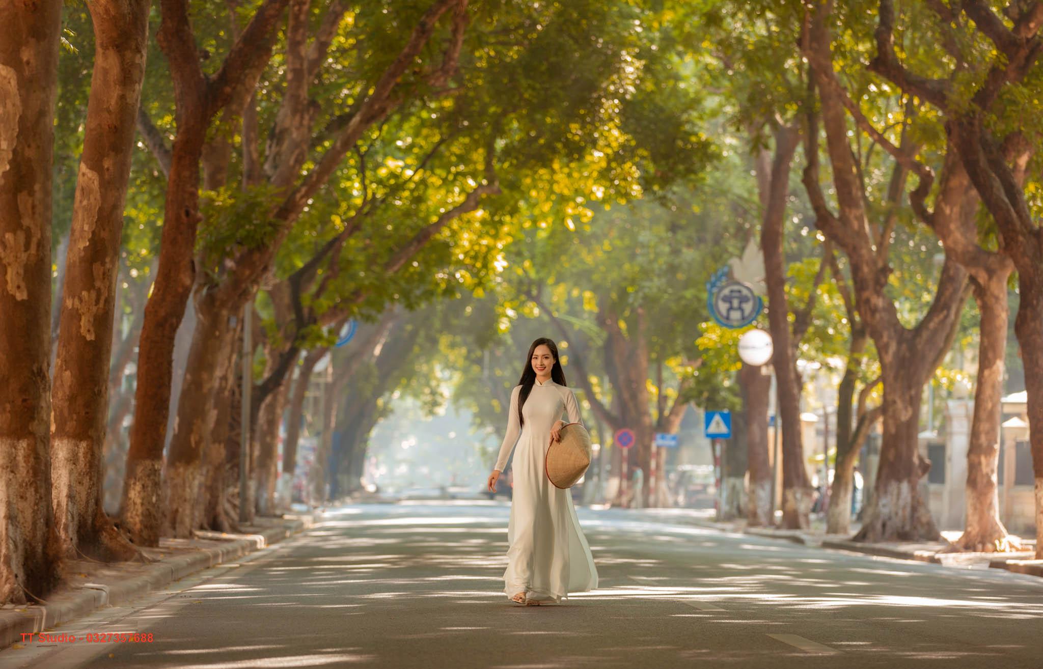 Đường Phan Đình Phùng với sắc lá vàng