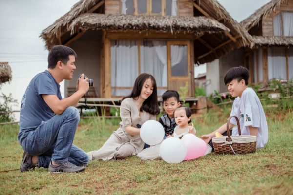 Chụp ảnh gia đình Tết tại Huế