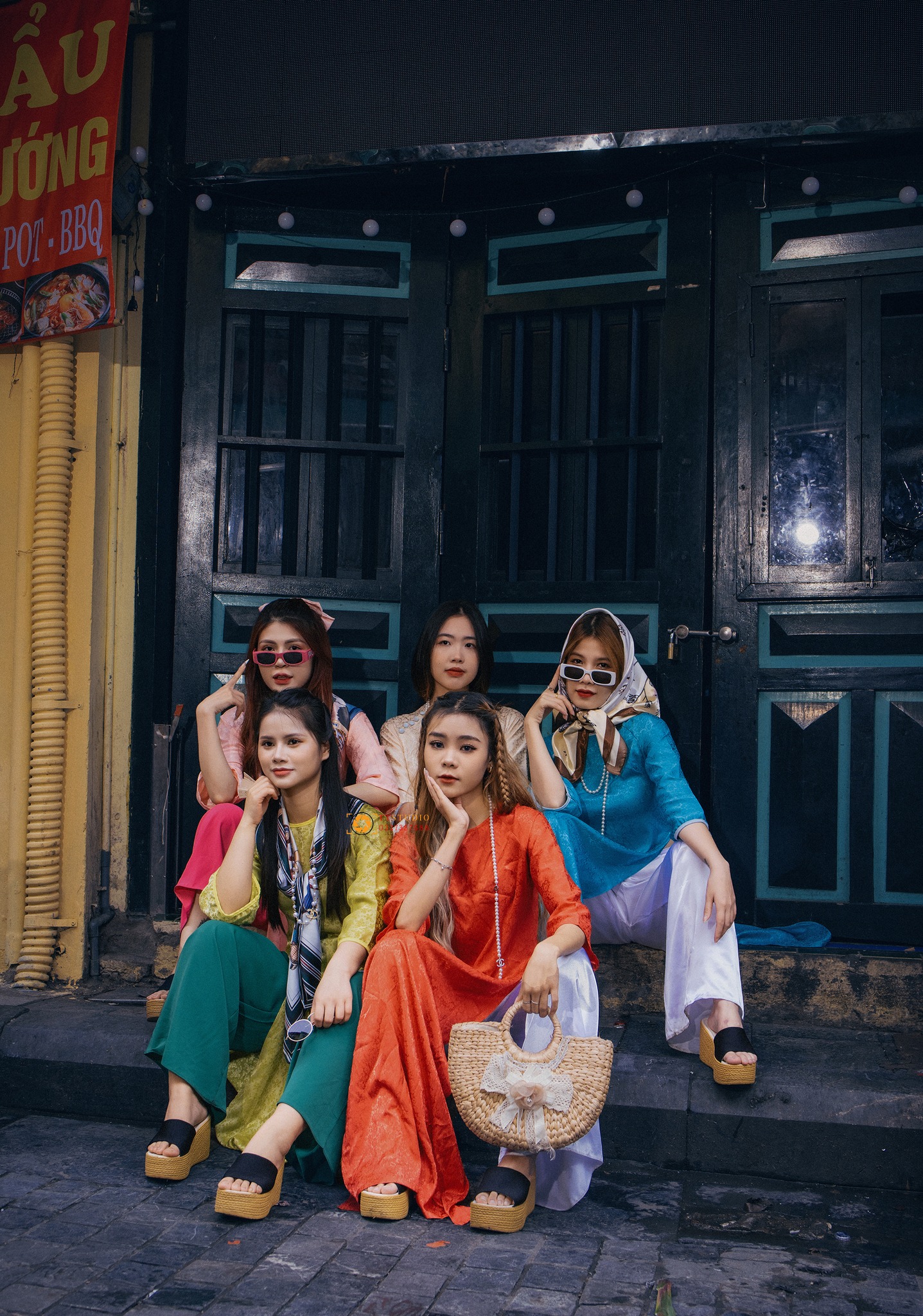 chụp ảnh Tết nhóm tại Hà Nội