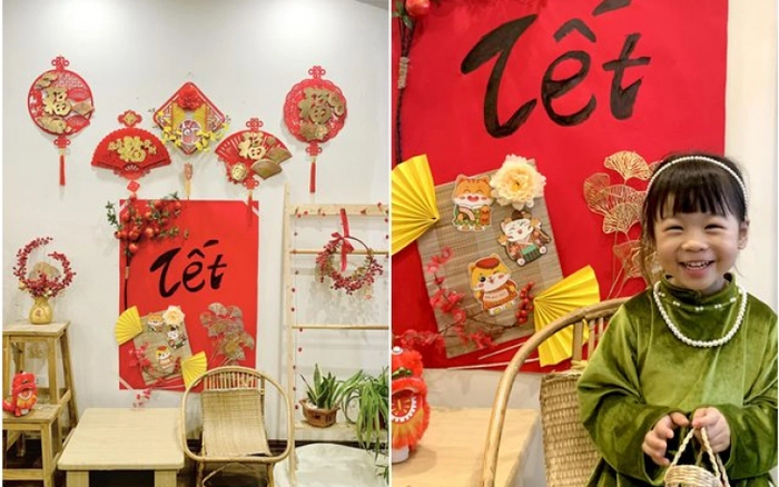 chụp ảnh Tết tại nhà