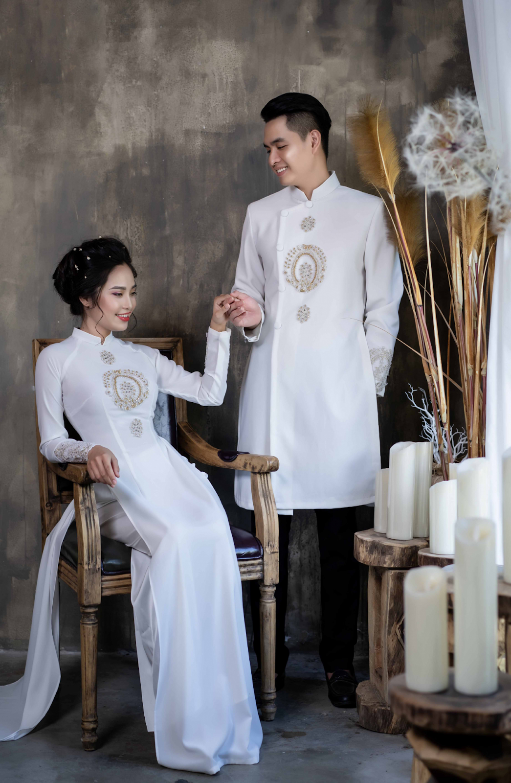 Concept chụp ảnh áo dài cưới mang lại nét đẹp hạnh phúc nhất
