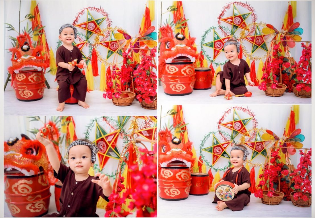 Chụp ảnh Tết Trung Thu cho bé giá rẻ tại Lavender Studio