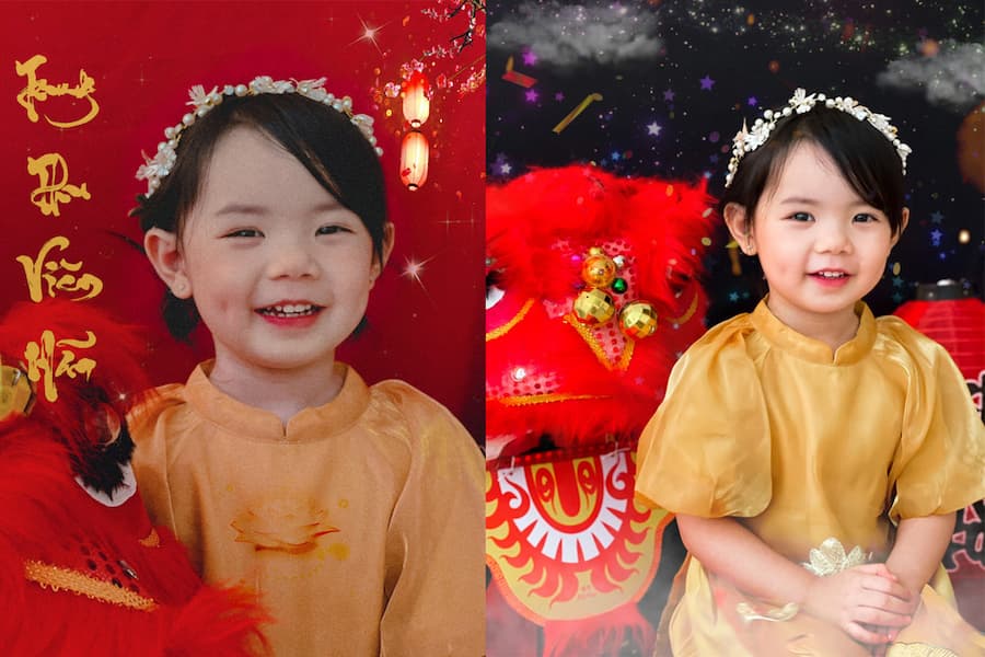 Chụp ảnh Tết Trung Thu cho bé giá rẻ tại Lavender Studio