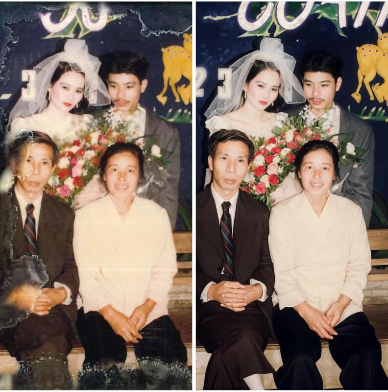 Chỉnh sửa ảnh cưới cũ giá rẻ ở TP HCM