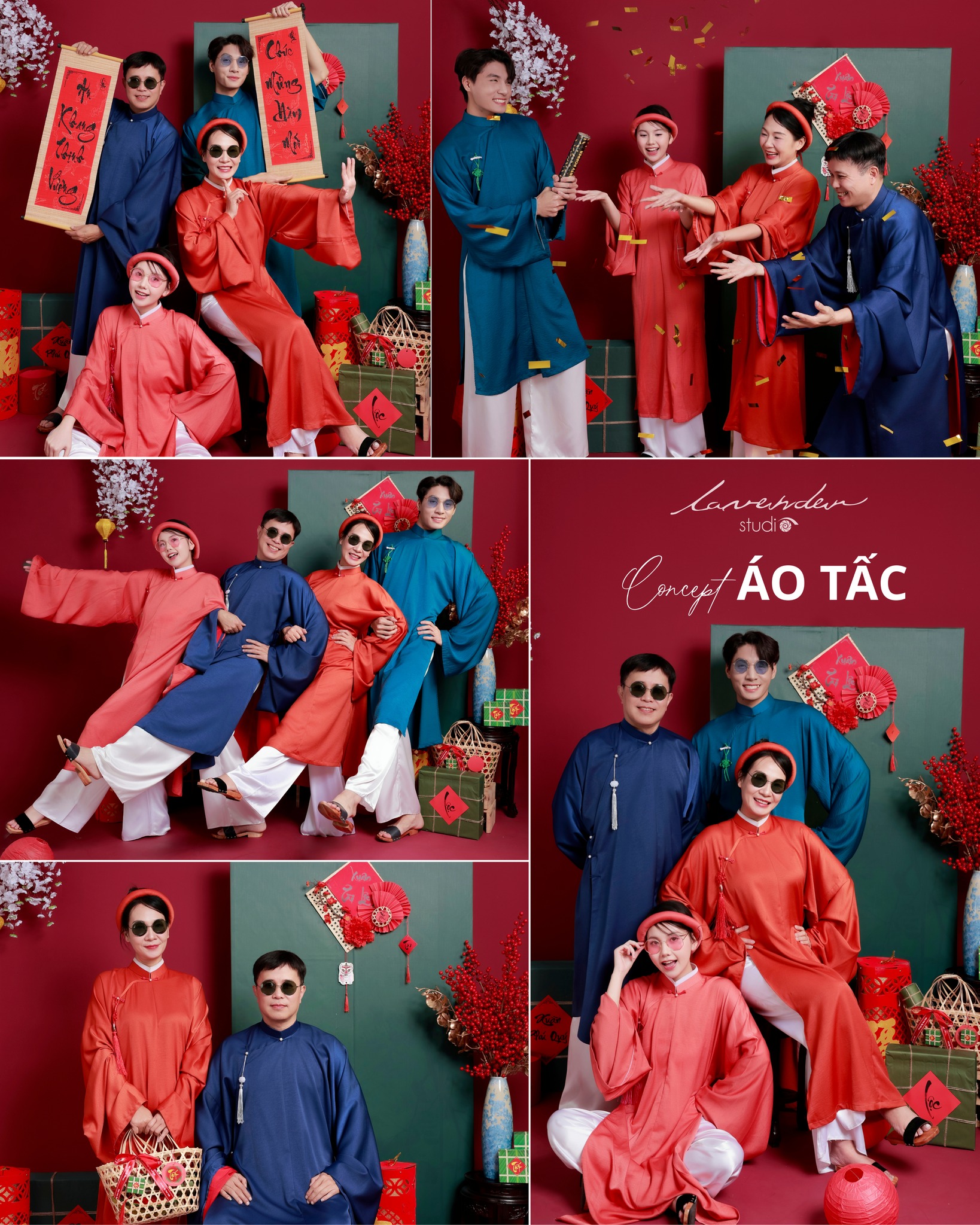 Chụp ảnh gia đình Tết 2026: Không gian, trang phục và phong cách phổ biến